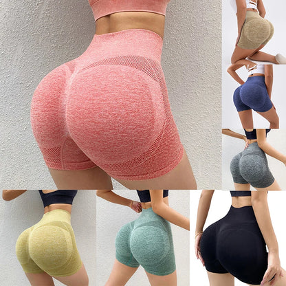 Short de sport pour femme, nouveau, adapté au cyclisme, au jogging et au fitness, taille haute avec effet push-up, legging pour femme, vêtement de yoga pour femme
